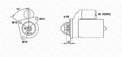 MAGNETI MARELLI 943253149010 -  Стартер